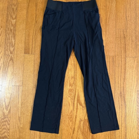 Soft Surroundings Black Dress Pants Straight Leg Womens Size PM - Picture 1 of 5